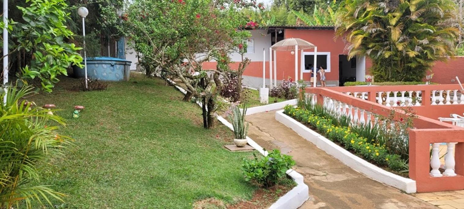 Linda Chacara Com Piscina Churrasqueira E Wi-Fi Mairinque Buitenkant foto