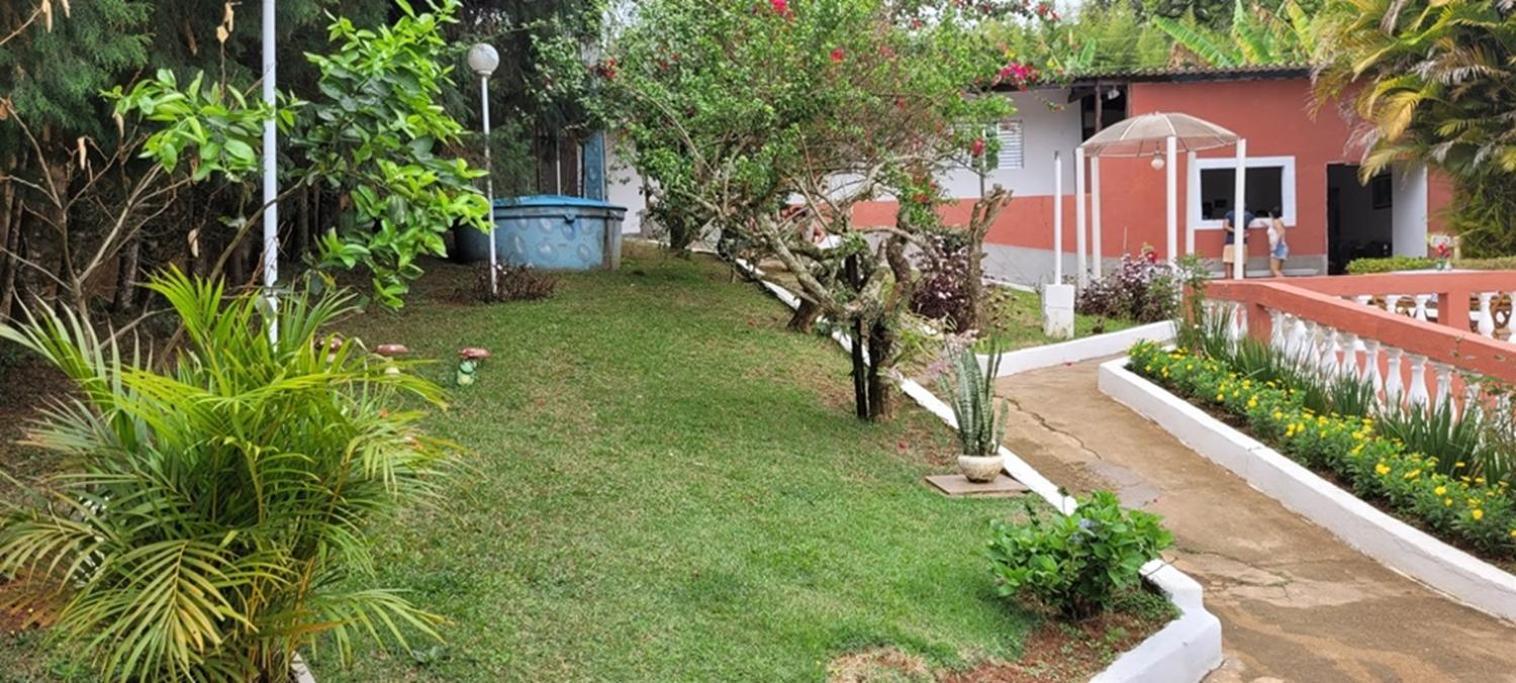 Linda Chacara Com Piscina Churrasqueira E Wi-Fi Mairinque Buitenkant foto