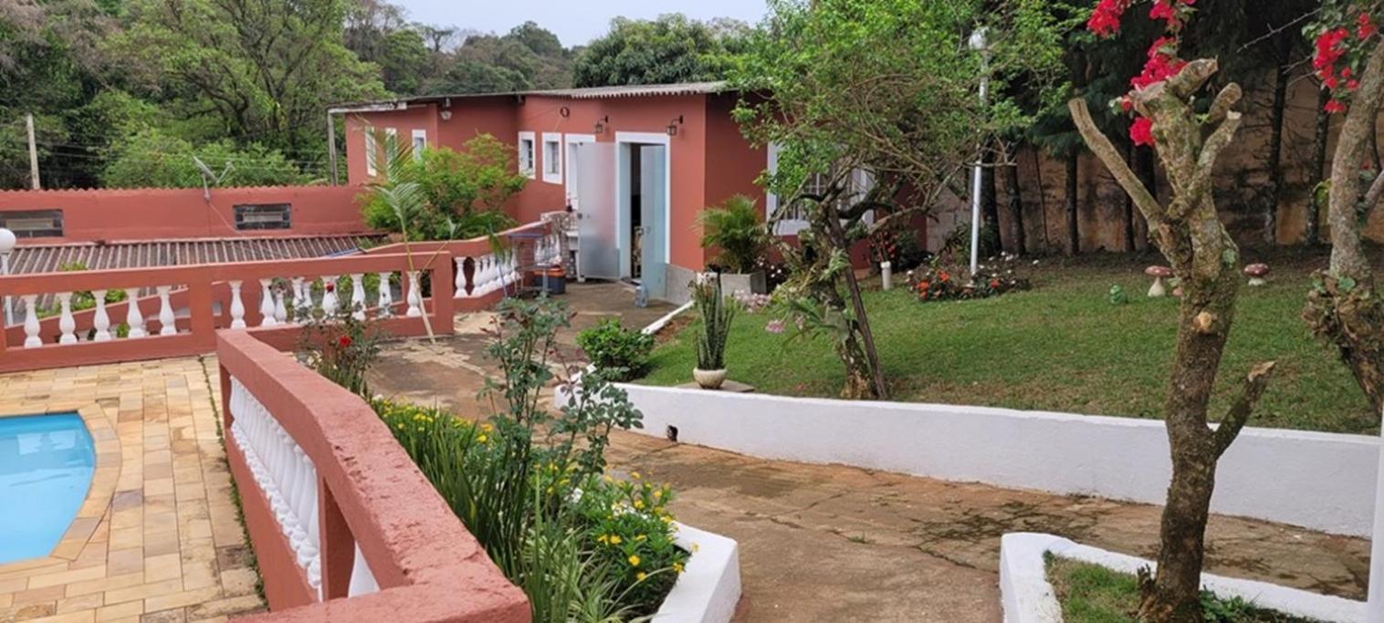 Linda Chacara Com Piscina Churrasqueira E Wi-Fi Mairinque Buitenkant foto