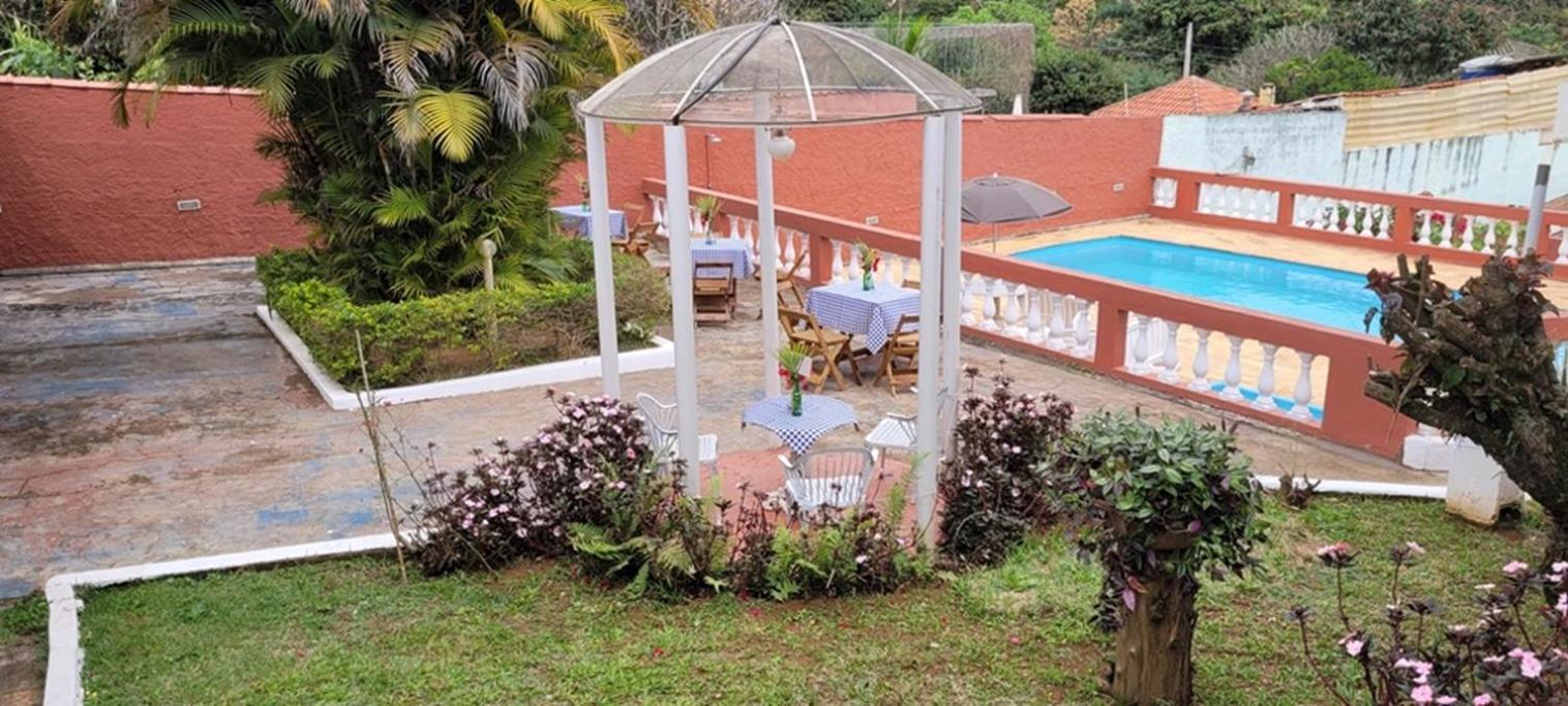 Linda Chacara Com Piscina Churrasqueira E Wi-Fi Mairinque Buitenkant foto