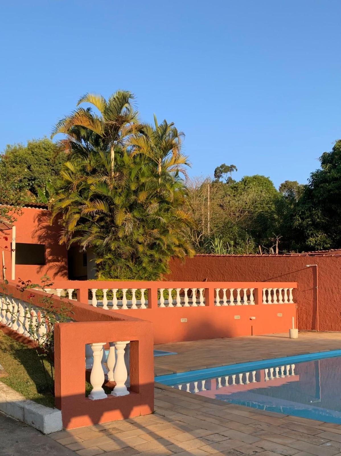 Linda Chacara Com Piscina Churrasqueira E Wi-Fi Mairinque Buitenkant foto